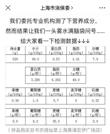 书亦烧仙草被点名饮品已改名