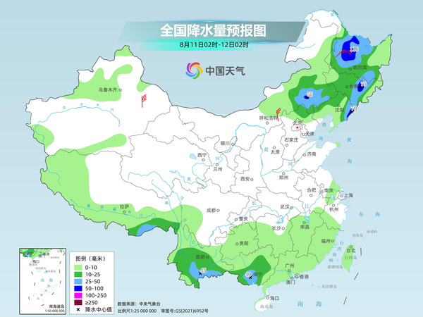 强降雨核心影响区转移至华北 南方高温持续