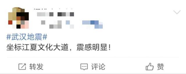 武汉江夏区1.6级地震 居民称&ldquo;房子震了一下&rdquo;
